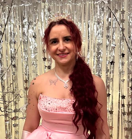 Viktorija ved en festlig lejlighed